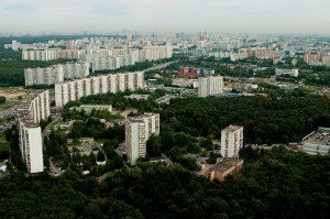 Панорама Южного административного округа Москвы 