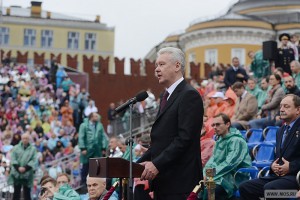 Сергей Собянин сказал поздравительную речь москвичам 