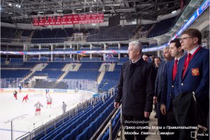 Мэр Москвы Сергей Собянин сегодня посетил спортивный комплекс «Парк Легенд»