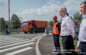 Мэру Москвы Сергею Собянину доложили о реконструкции Калужского шоссе 