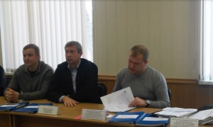 Александр Новиков на заседании призывной комиссии