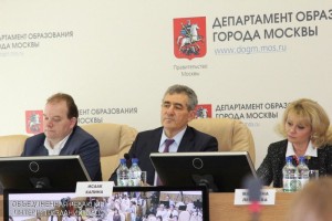 Пресс-конференция Департамента образования Москвы