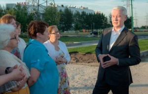 Мэр Москвы Сергей Собянин пообщался с жителями района Марьино