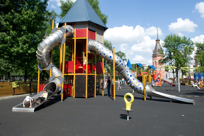 Детские площадки в парке царицыно фото