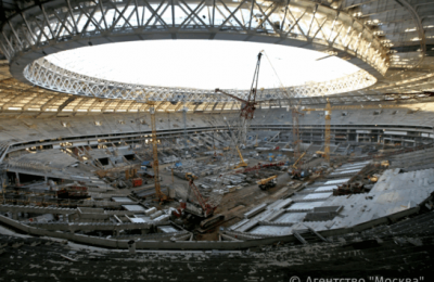 Реконструкция стадиона "Лужники" в Москве