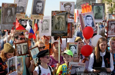 9 мая в шествии «Бессмертного полка» в столице приняли участие свыше 700 тысяч человек