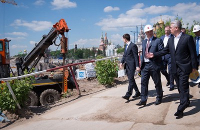 Мэр Москвы Сергей Собянин рассказал о строительстве парка «Зарядье»