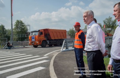 Мэру Москвы Сергею Собянину доложили о реконструкции Калужского шоссе