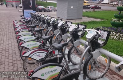 Пункт проката велосипедов у метро "Чертановская"