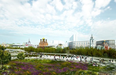 В парке «Зарядье» в Москве этой весной начнется масштабная высадка растений