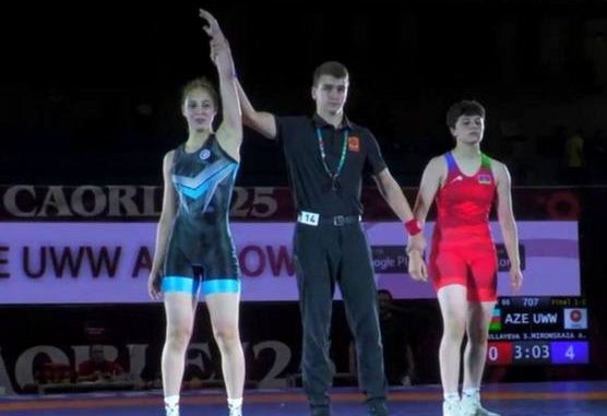 Юная спортсменка из МКСШОР «Юг» стала чемпионкой Европы по вольной борьбе. Фото: официальная страница МКСШОР «Юг» в социальных сетях