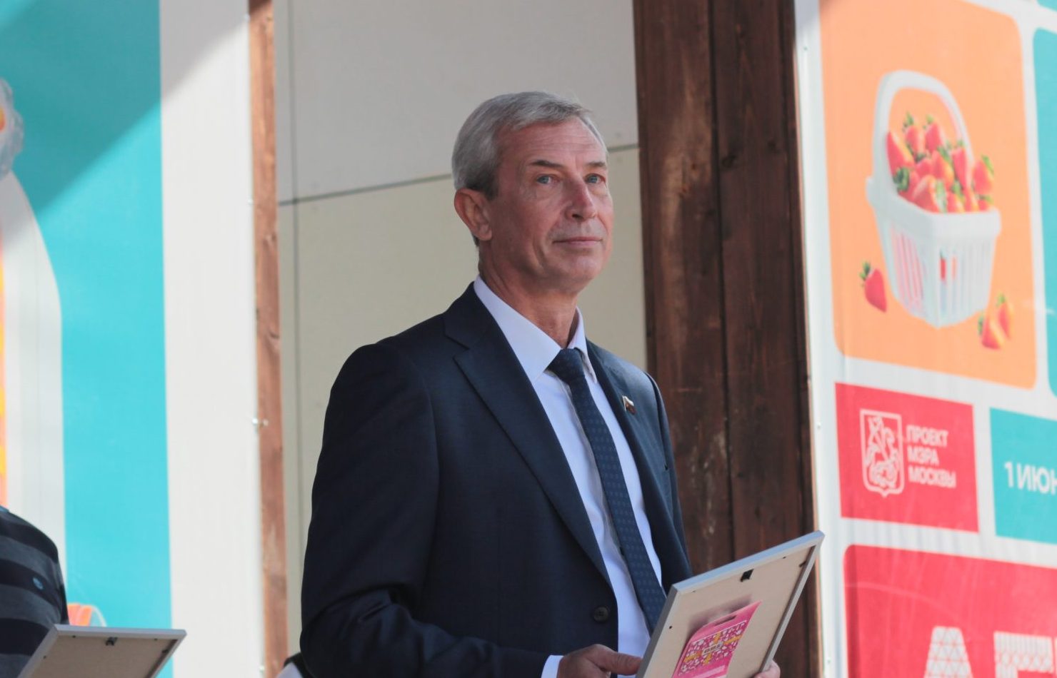 Глава муниципального округа Чертаново Южное анонсировал старт премии «Служение». Фото: Полина Титкова, «Вечерняя Москва»