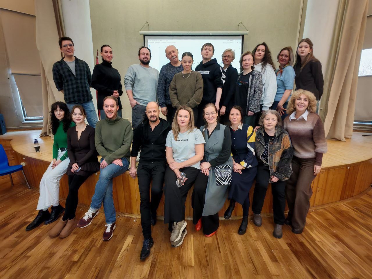 Мастер-класс по актерским этюдам провели в школе №1173. Фото: официальная страница школы №1173 в социальных сетях