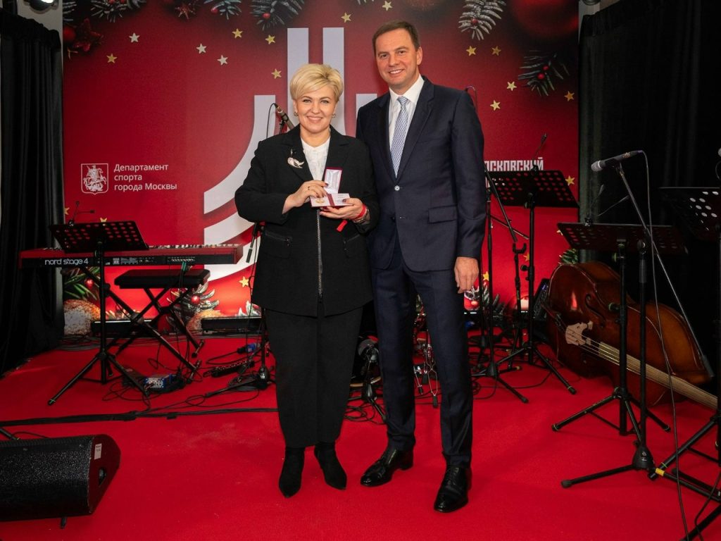 Ректора МГУСиТа наградили знаком отличия Правительства Москвы. Фото: страница МГУСиТ в социальных сетях